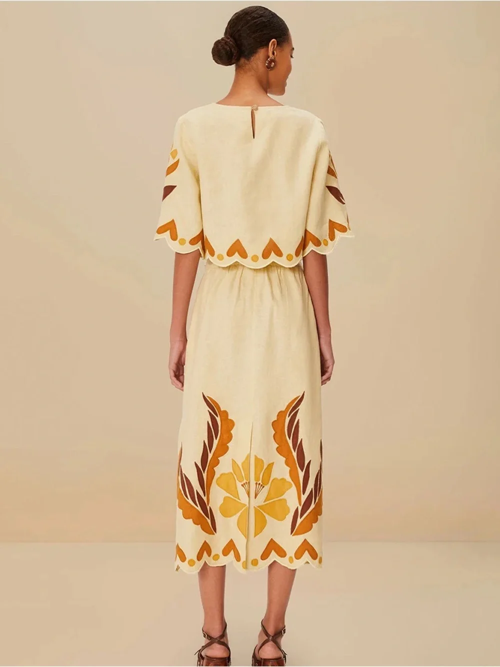 Farm Rio: SUMMER CUTWORK
SAND SKIRT - Picture 2 of 15